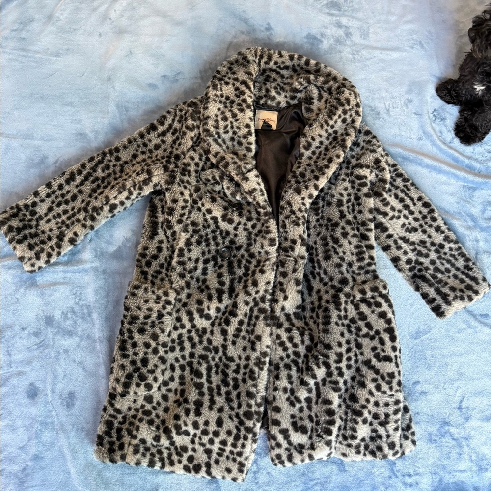 Paris Blues Black and Gray Teddy Jacket